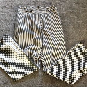 ETCETERA Pinstriped Straight Leg Cute Pants